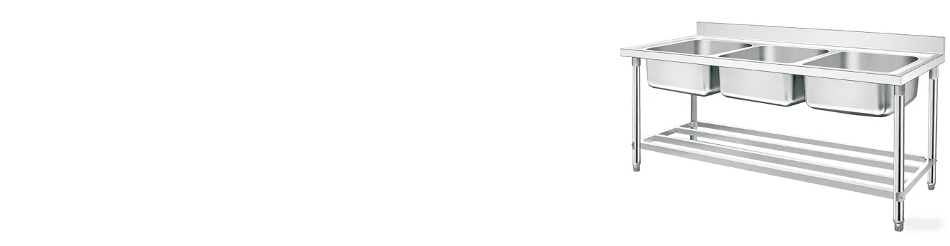 Features of Triple Bowl Commercial Sink