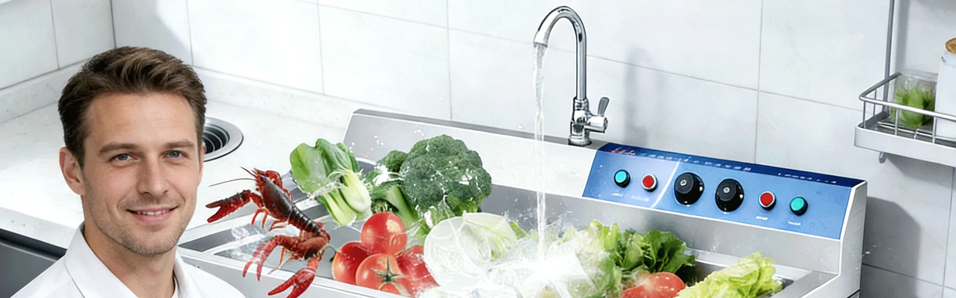 Commercial Fruit and Vegetable Washer Manufacturer