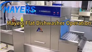 Flat Dishwashers Operation Video