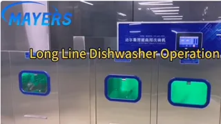 Long Line Dishwasher Operation Video