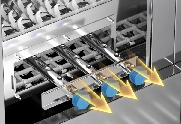 Efficient High-Volume Cleaning Operations with MES-C3 Dishwashing System