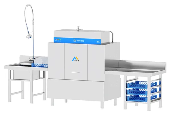 How a Commercial Conveyor Dishwasher Works: MES-M3 Cleaning Process Demonstration