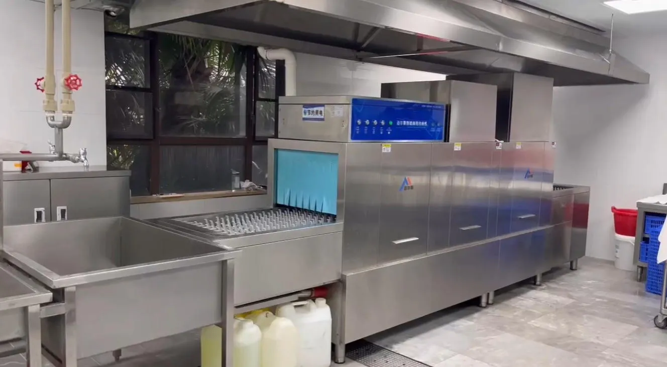 MES-C4 Installation Showcase: A Completed Commercial Dishwashing Setup