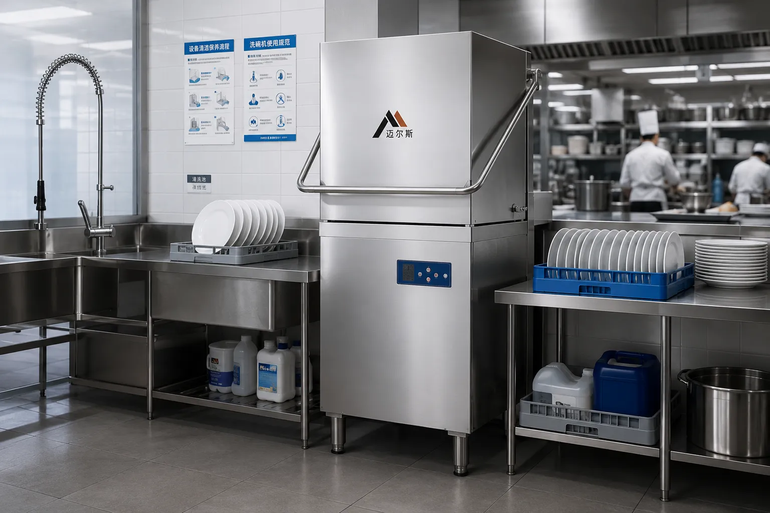 What Is a Commercial Hood Type Dishwasher?